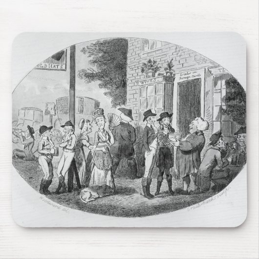 Außerhalb der alten Hut-Taverne Mousepad (Vorne)