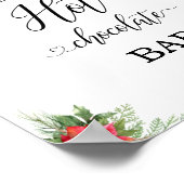 Außerhalb der Babydusche ist es kalt, heiße Schoko Poster (Ecke)