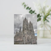 Außerhalb der Basilika in Quito, Ecuador Postkarte (Stehend Vorderseite)