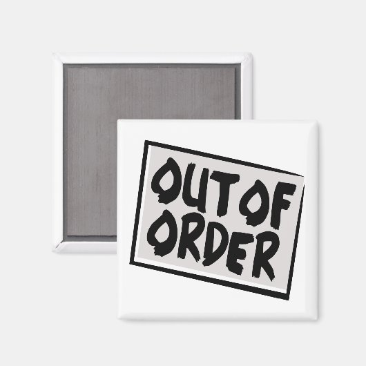 außerhalb der Bestellung Magnet (Vorderseite/Rückseite)