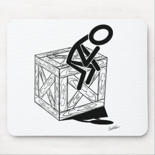 Außerhalb der Box denken Mousepad