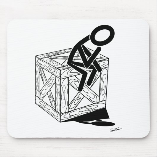 Außerhalb der Box denken Mousepad (Vorne)