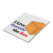 Außerhalb der Box Fliese (Seite)