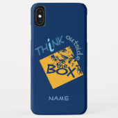 Außerhalb der Box individuelle Name Telefongehäuse Case-Mate iPhone Hülle (Rückseite)