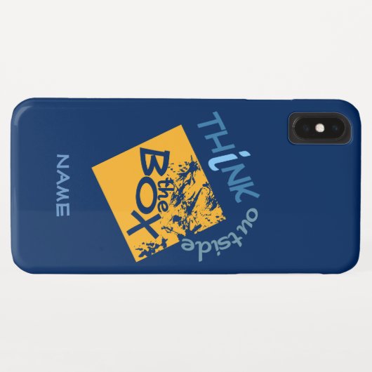 Außerhalb der Box individuelle Name Telefongehäuse Case-Mate iPhone Hülle (Rückseite (Horizontal))