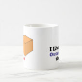 Außerhalb der Box Kaffeetasse (Mittel)