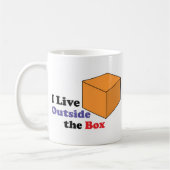 Außerhalb der Box Kaffeetasse (Links)