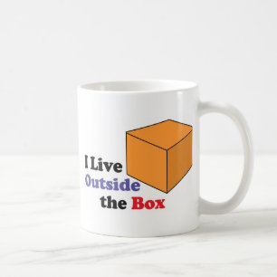 Außerhalb der Box Kaffeetasse