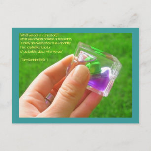 Außerhalb der Box Postkarte