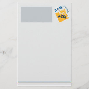 Außerhalb der Box stationär, anpassen Briefpapier