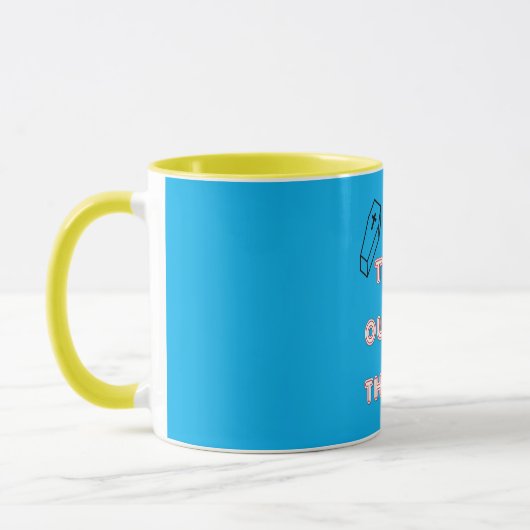 AUSSERHALB DER BOX-Tasse Tasse (Links)