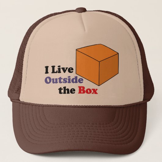 Außerhalb der Box Truckerkappe (Vorderseite)