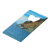 Außerhalb der Bucht von Seward Alaska Abstrakt Geldbeutel Flaschenöffner (Rückseite Schrägansicht)