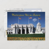 Außerhalb der Gewerkschaft Station, Washington, D. Postkarte (Vorne/Hinten)