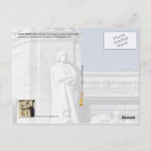 Außerhalb der Gewerkschaft Station, Washington, D. Postkarte (Rückseite)