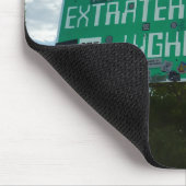 Außerhalb der Landesgrenzen gelegenes Wegzeichen,  Mousepad (Ecke)