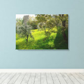 Außerhalb der Mauern von San Gimignano Leinwanddruck (Insitu (Holzboden))