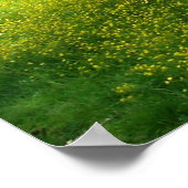 Außerhalb der Mauern von San Gimignano Poster (Ecke)