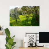 Außerhalb der Mauern von San Gimignano Poster (Heimbüro)