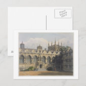 Außerhalb der Oriel-Uni, Abbildung aus dem " Postkarte (Vorne/Hinten)