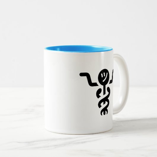 Außerhalb der Pocket-Tasse Zweifarbige Tasse (VorderseiteRechts)