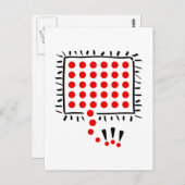 Außerhalb der Postkarte (Vorne/Hinten)