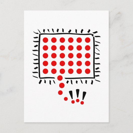 Außerhalb der Postkarte (Vorderseite)