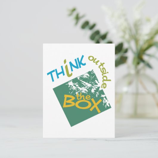 Außerhalb der Postkarte (Stehend Vorderseite)