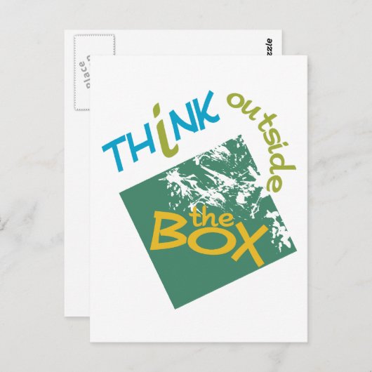 Außerhalb der Postkarte (Vorne/Hinten)