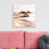 außerhalb der Saison Leinwanddruck (Insitu (Wohnzimmer))