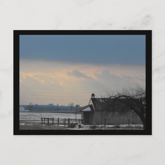 Außerhalb der Stadt Postkarte (Vorderseite)