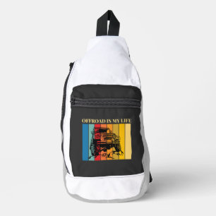 außerhalb der Straße mein Leben Crossbody Bag