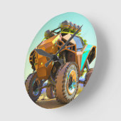 außerhalb der Straße Runde Wanduhr (Winkel)