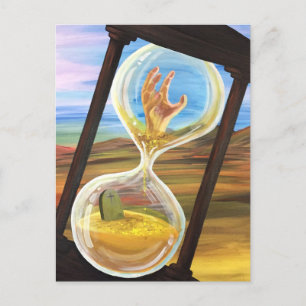 außerhalb der Zeit Postkarte