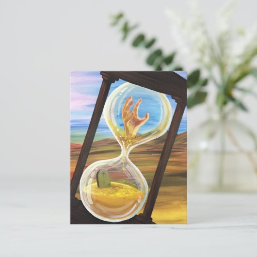 außerhalb der Zeit Postkarte (Stehend Vorderseite)