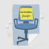 außerhalb des Amtes Golfhandtuch (Insitu)