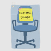 außerhalb des Amtes Golfhandtuch (Vorderseite)