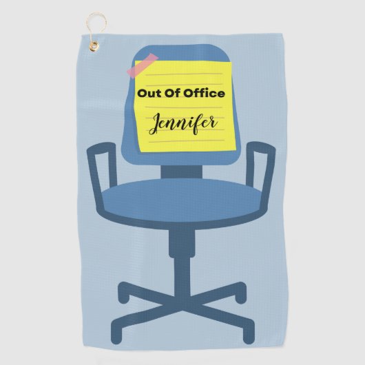 außerhalb des Amtes Golfhandtuch (Vorderseite)