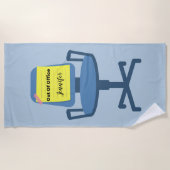 außerhalb des Amtes Strandtuch (Vorderseite)