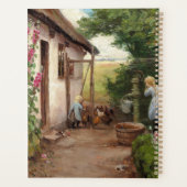 Außerhalb des Bauernhauses - H.A. Brendekilde Planer (Rückseite)