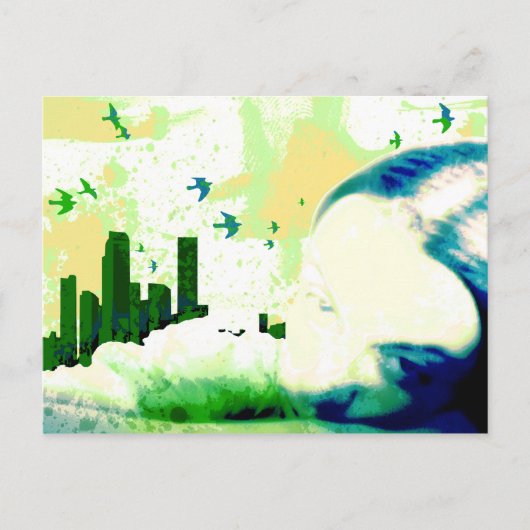 außerhalb des Bereichs liegen. Postkarte (Vorderseite)