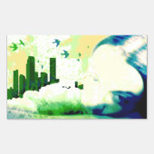 außerhalb des Bereichs liegen. Rechteckiger Aufkleber (Vorderseite)