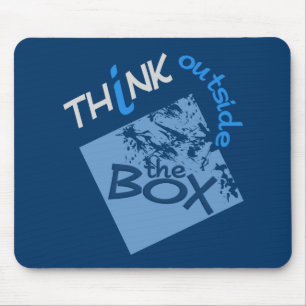 AUSSERHALB DES BOX-Mousepads Mousepad