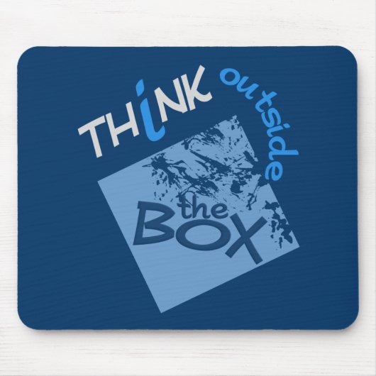 AUSSERHALB DES BOX-Mousepads Mousepad (Vorne)