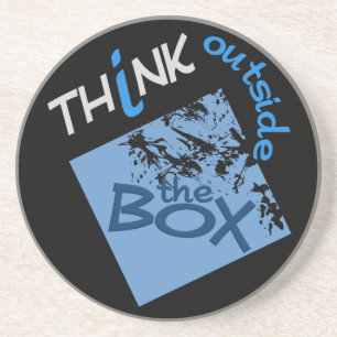 Außerhalb des Box-Untersetzer Sandstein Untersetzer