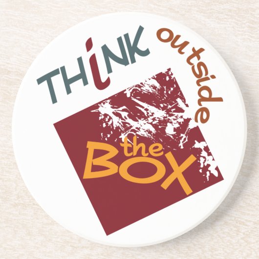 Außerhalb des Box-Untersetzer Sandstein Untersetzer (Vorne)