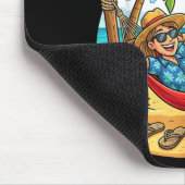 Außerhalb des Büros für immer lustiger Ruhestand U Mousepad (Ecke)
