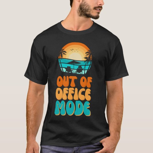 Außerhalb des Büros Modus T-Shirt (Vorderseite)