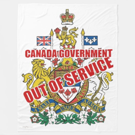 AUSSERHALB DES DIENSTES FLEECEDECKE (Vorderseite)