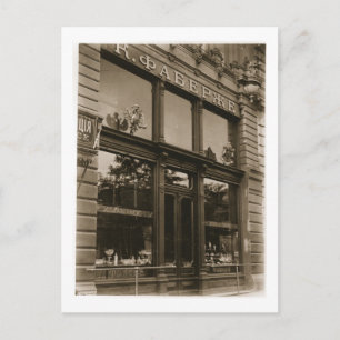 Außerhalb des Faberge Shops, St. Petersburg, Ohr Postkarte